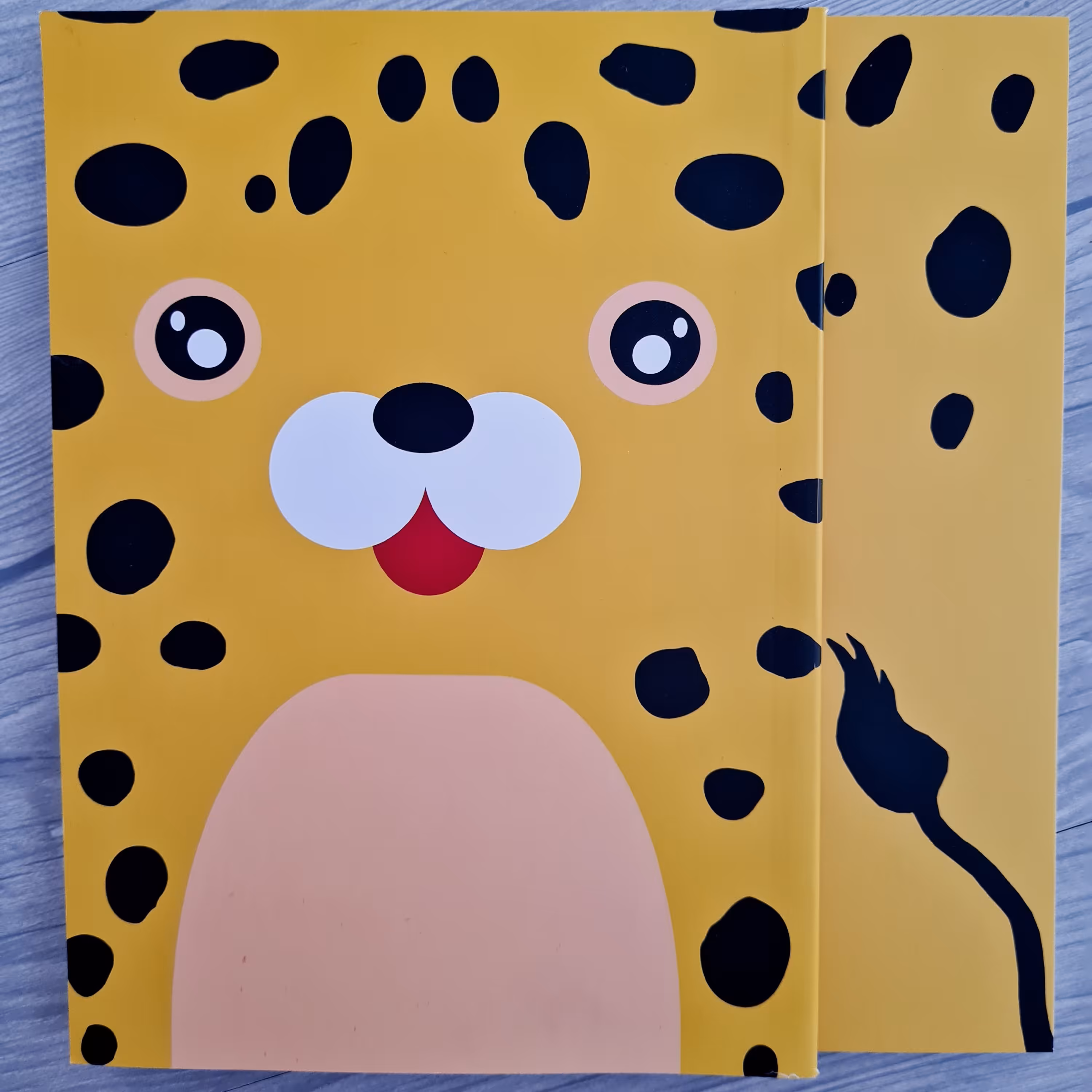 دفتر صحافی وزیری 80برگ طرح ببر و گاو