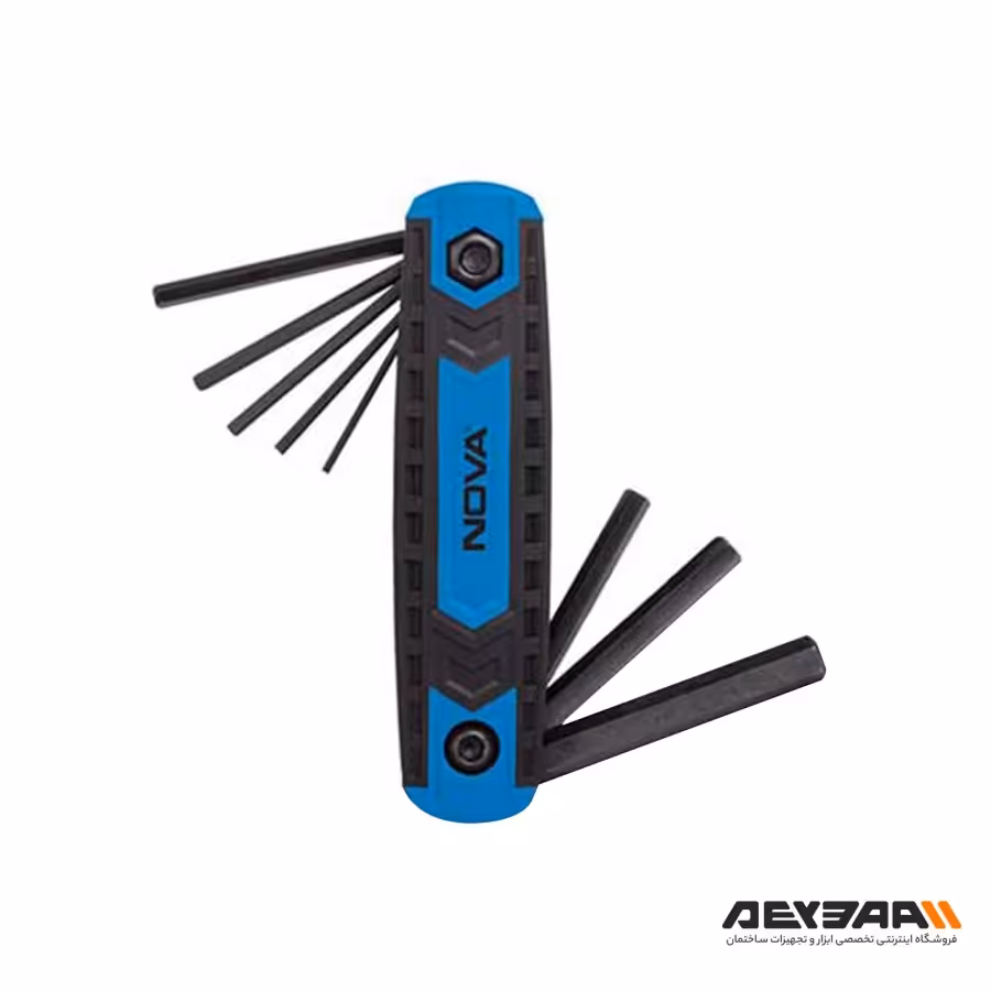 مجموعه 8 عددی آچار آلن تاشو نووا مدل 1161