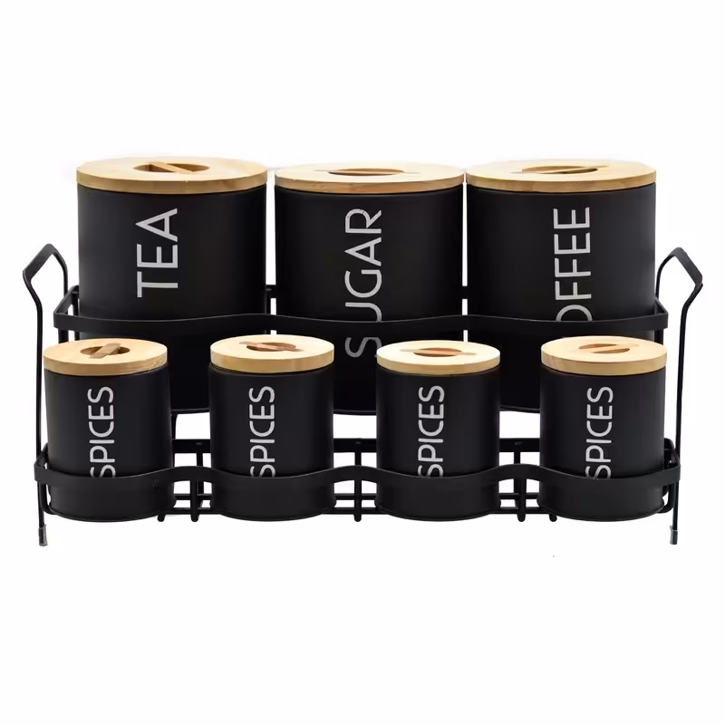 پاسماوری ادویه درب چوبی( بی وی کی B.V.K ) 863161  مدل اسمارت SMART مشکی  