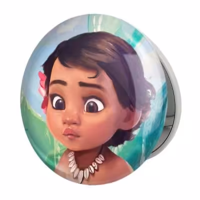 آینه جیبی خندالو طرح موآنا Moana مدل تاشو کد 3383