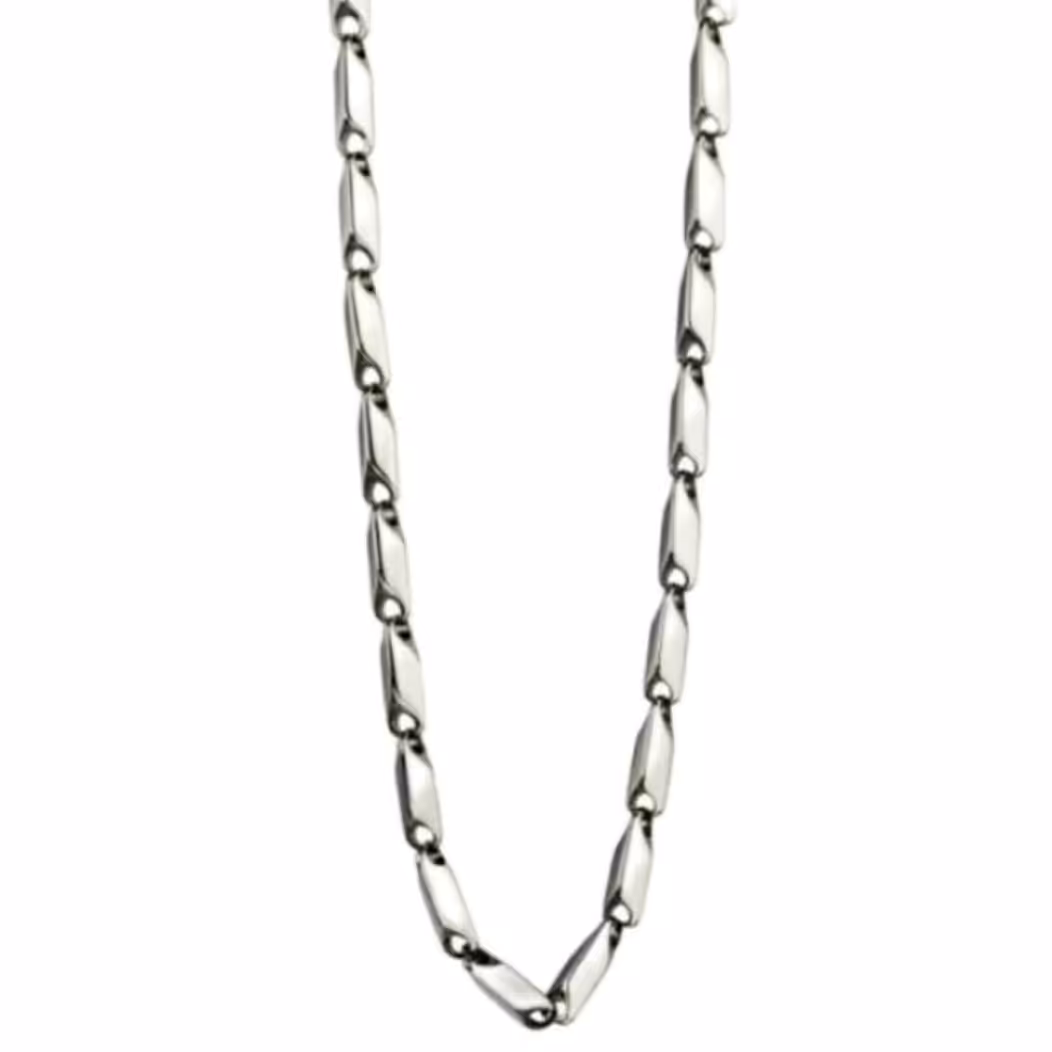 زنجیر مردانه استیل مدل کبریتی