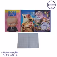 دفتر 30 شطرنجی درشت ته دوخت تکنو