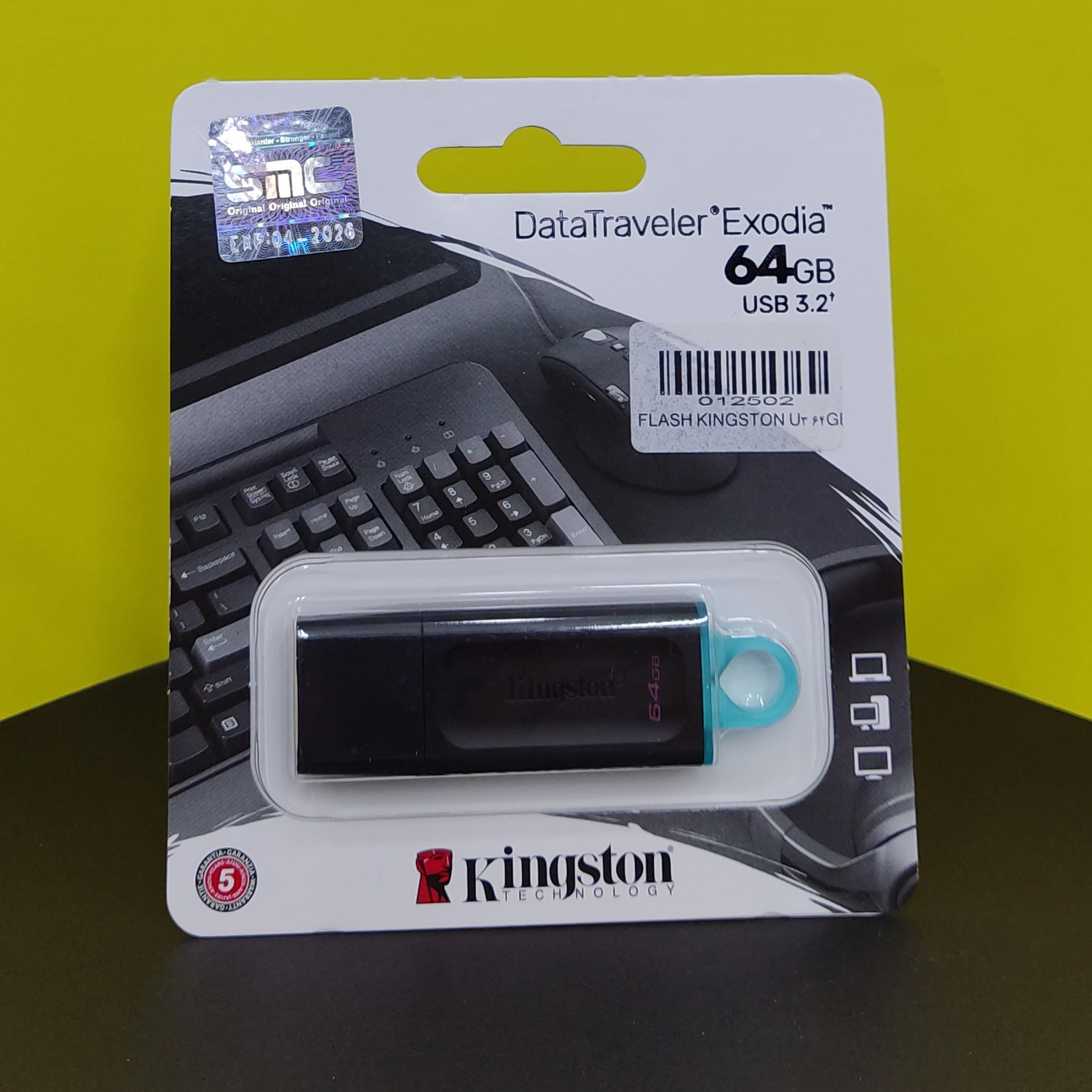 فلش 64 گیگابایت کینگستون مدل Kingston EXODIA - کد 12502