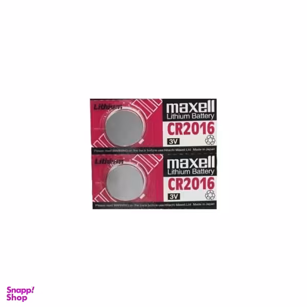 باتری سکه ای مکسل مدل CR2016 بسته 2 عددی