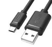 کابل شارژر و تبدیل Micro USB به USB یونیتک مدل Y-C434GBK طول 1/5 متر
