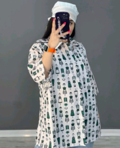 مانتو اسپرت زنانه داکرون مدل آدمکی