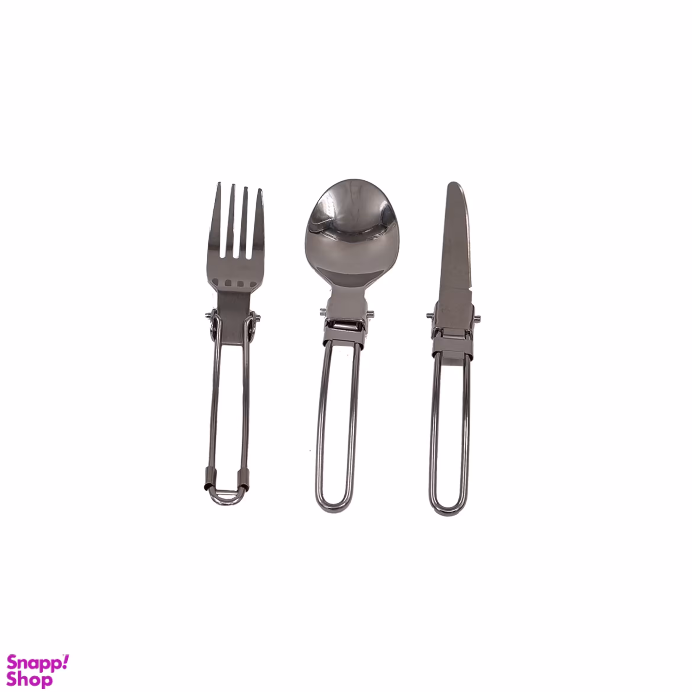 ست قاشق، چنگال و کارد سفری مدل دیانا مجموعه 3 عددی