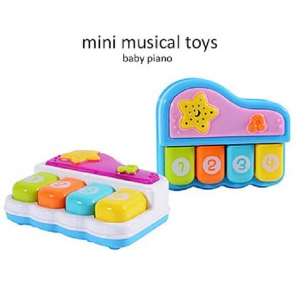 پیانو موزیکال و رقص نور کودک MINI MUSICAL PIANO | سیسمونی بدو نی نی