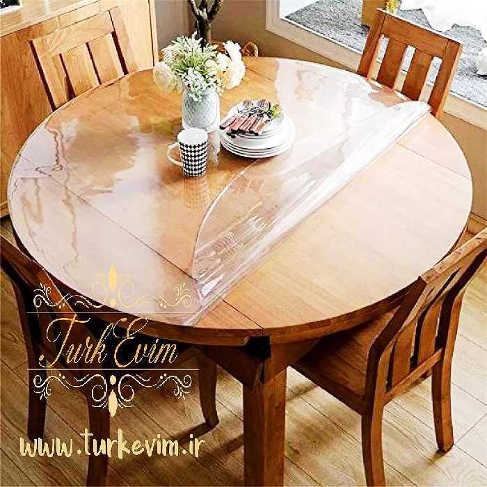 طلق رومیزی (120 در 180 سانت)شفاف 2میل محصول ترکیه