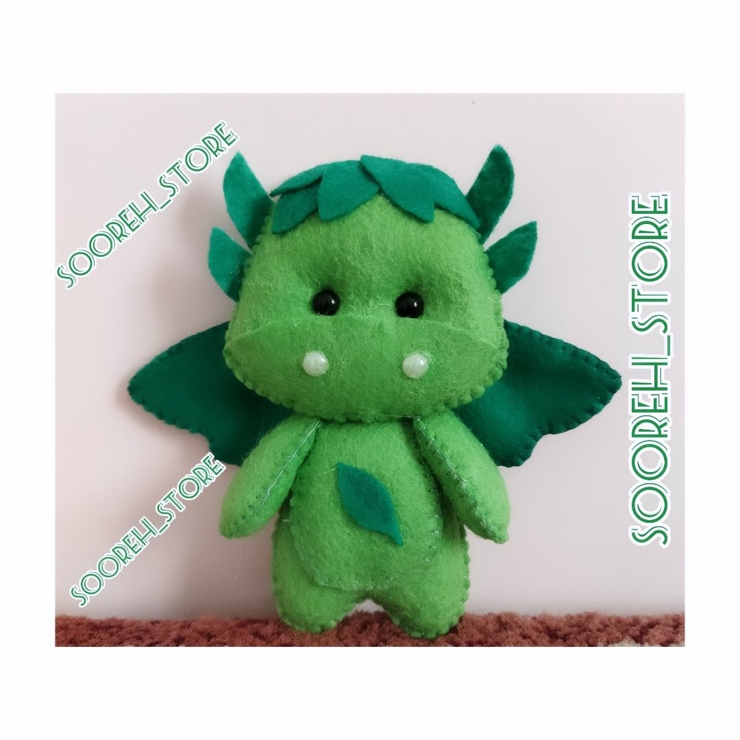 عروسک نمدی اژدها کد 1