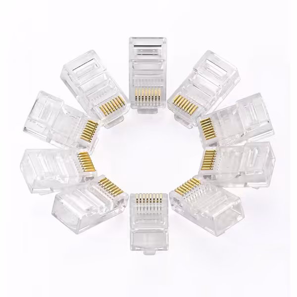سوکت شبکه CAT6 UTP کی نت مدل K-NC6U0100 بسته 100 عددی