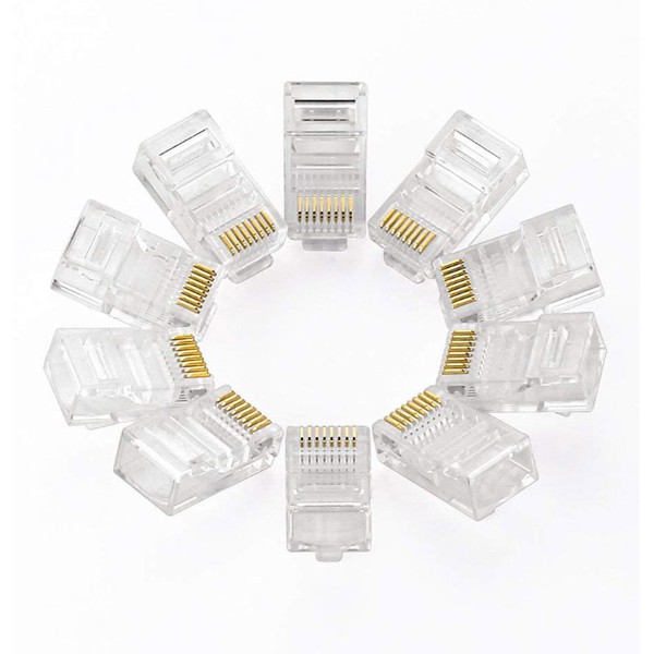 سوکت شبکه CAT6 UTP کی نت مدل K-NC6U0100 بسته 100 عددی