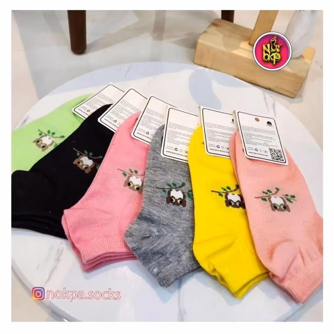 جوراب مچی طرح جغد