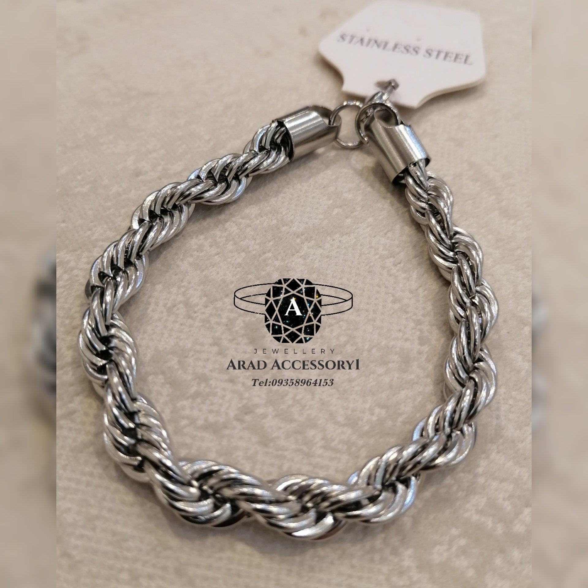 بدلیجات دستبند  استیل 