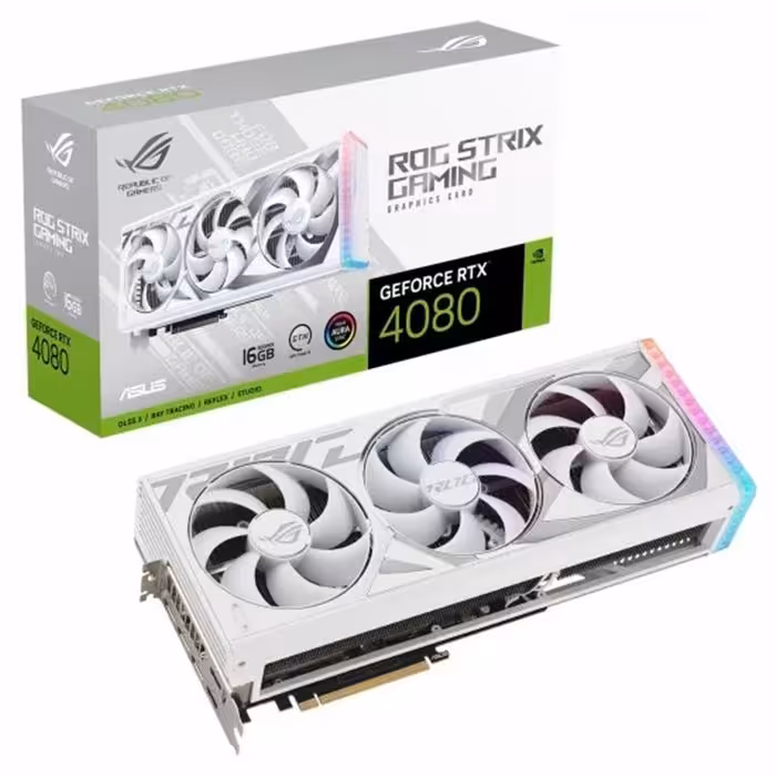 کارت گرافیک ایسوس ASUS ROG STRIX RTX 4080 16G White