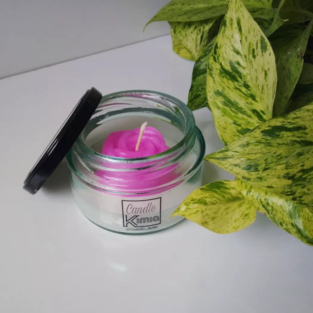 جار شمع گل معطر
