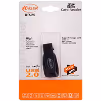 کارت خوان تک کاره Kaiser USB2.0 مدل KR-25Kaiser KR-25 USB 2.0 Micro SD Card Reader