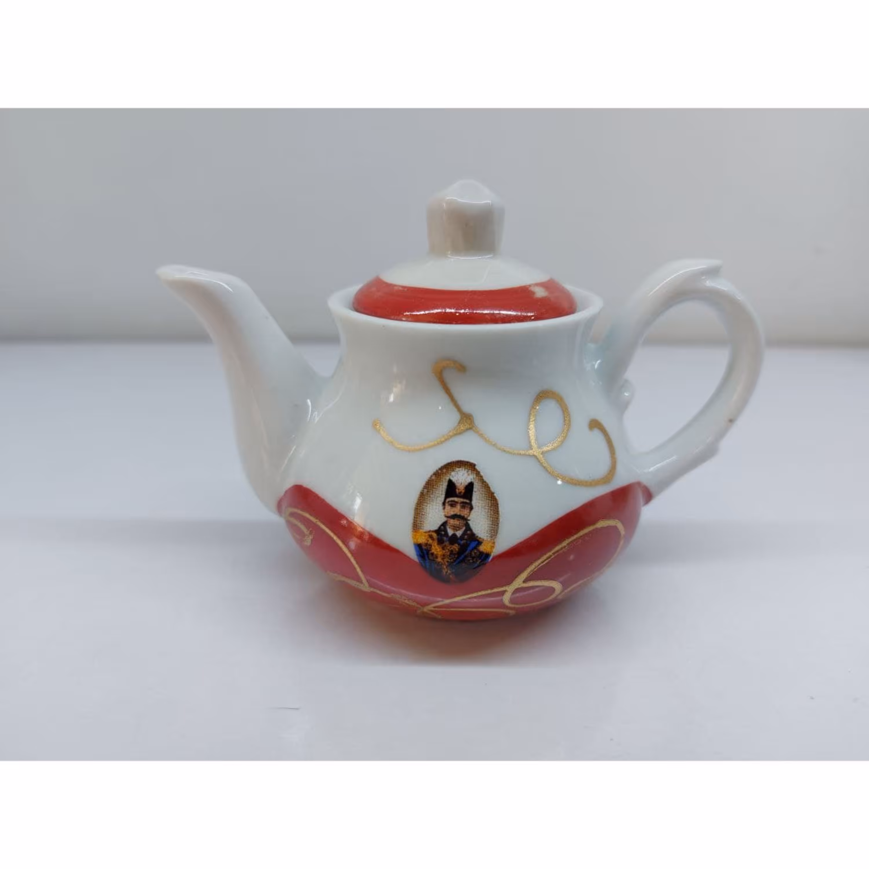 قوری زعفران چینی شاه عباس قوری چینی 