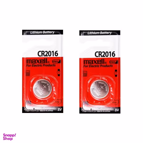 باتری سکه ای مکسل مدل CR2016 بسته 2 عددی