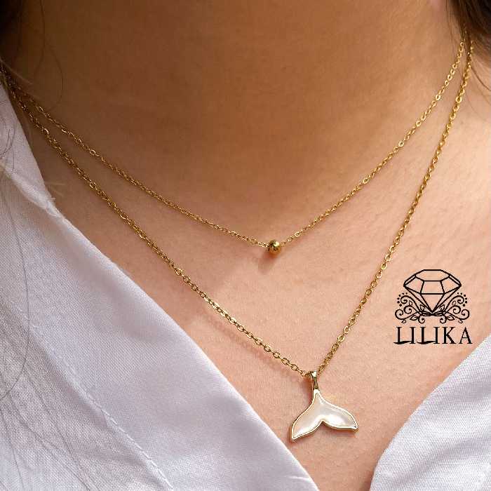 ست گردنبند دم نهنگ و گوی