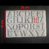 قالب سیلیکونی کد 46 ( حروف انگلیسی فانتزی )