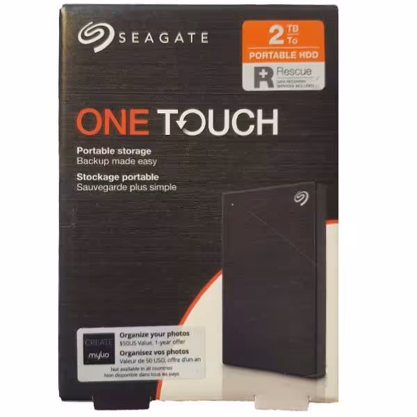 هارددیسک اکسترنال سیگیت مدل One Touch Portable ظرفیت 1 ترابایت