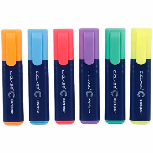 ماژیک علامت گذار سی کلاس مدل HLM-9512 بسته 10 عددی