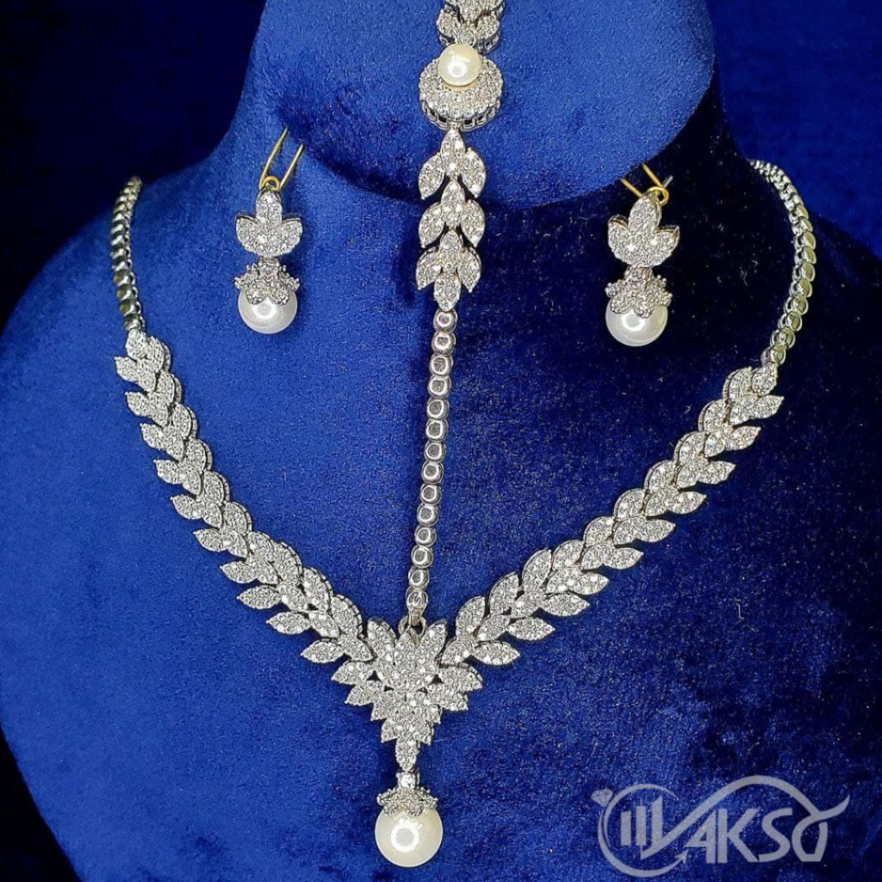 سرویس جواهری نقره مدل ES