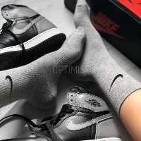 جوراب ساقدار نایک طوسی نخ پنبه فری سایز