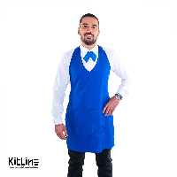 پیشبند کجراه فلامنت یقه هفت آبی سارا فرم