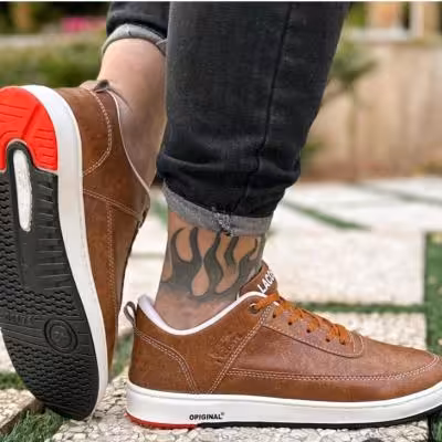 کفش مردانه با طرح لاگوست و سی کی