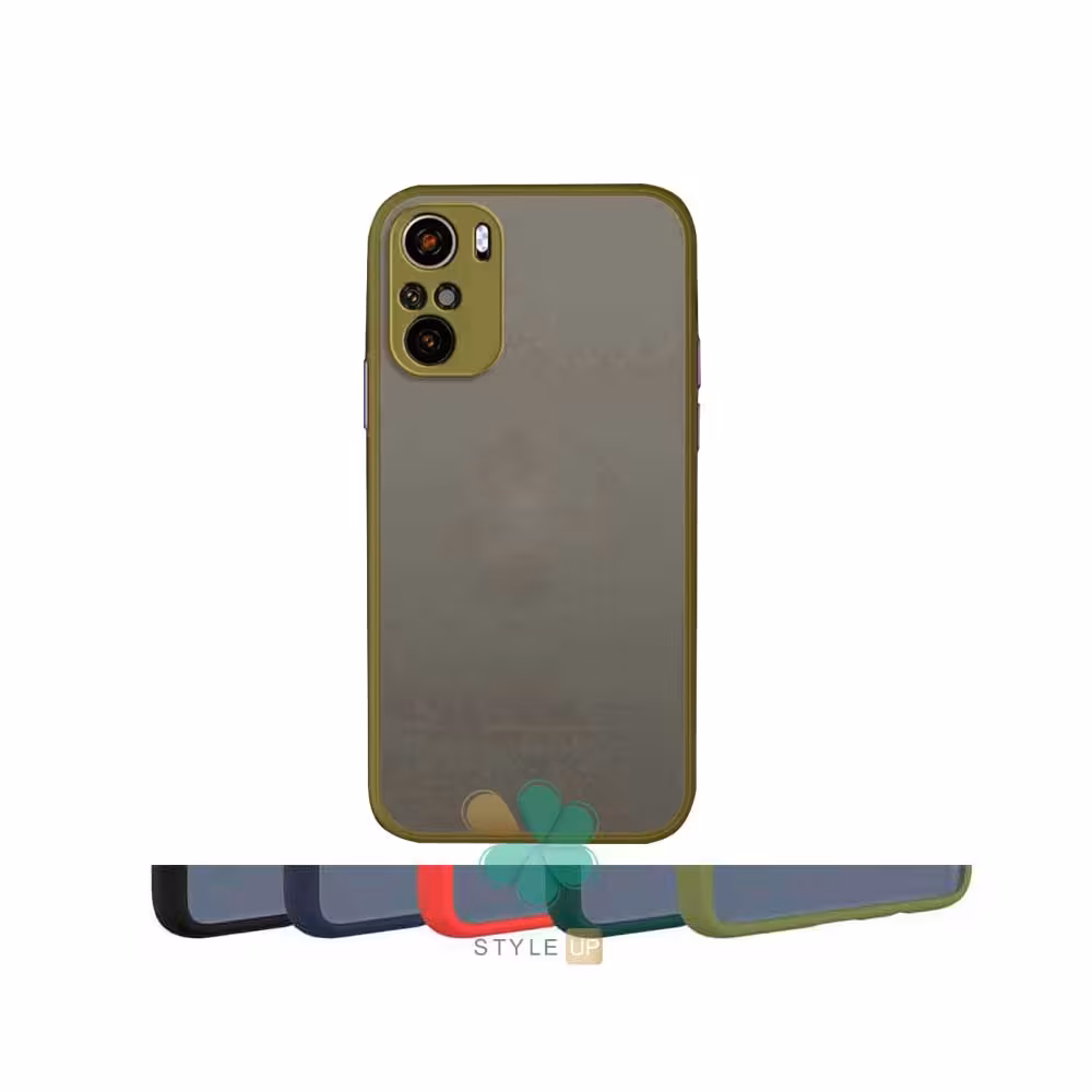 قاب گوشی شیائومی Xiaomi Mi 11X مدل پشت مات محافظ لنزدار