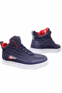 کفش و بوت موتورسیکلت آبی مردانه زنانه موتور Vexo City پوتین Navy Blue سفید وکسو DNC MOTORS 54 Genel Markalar