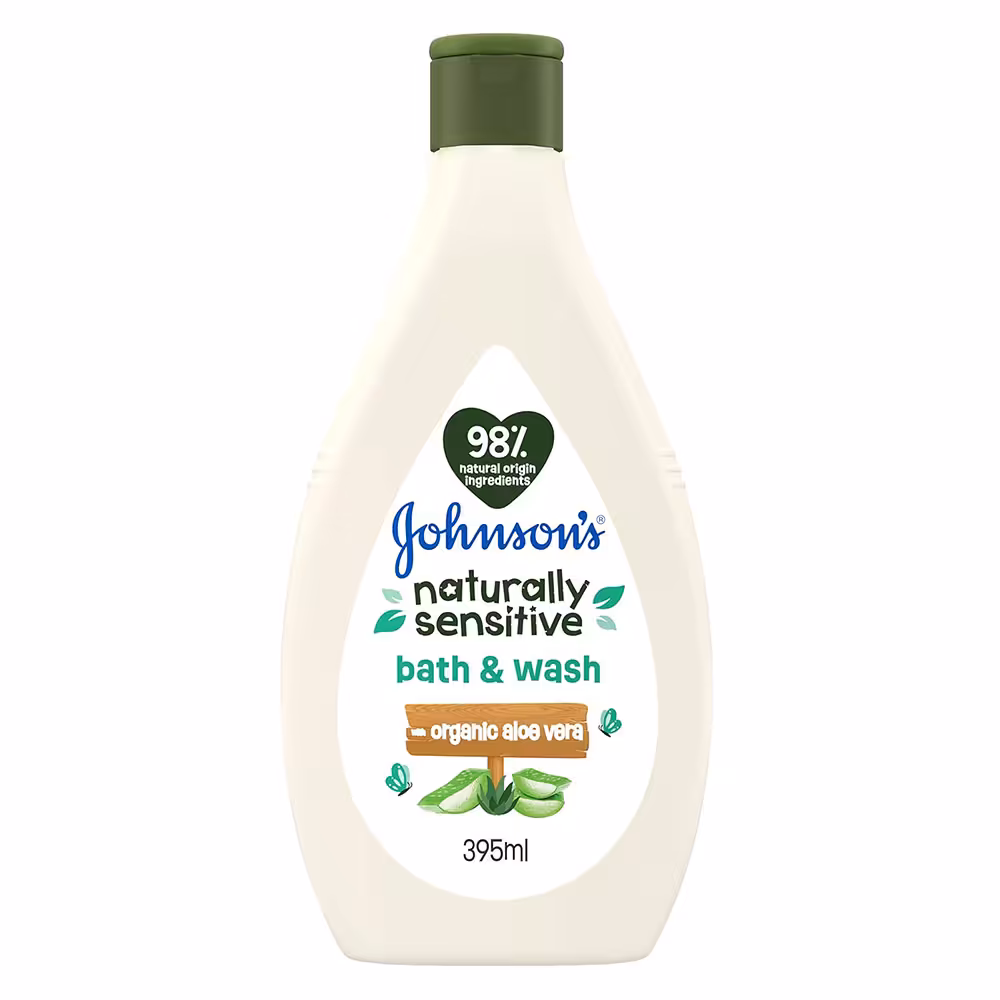 شامپو بدن کودک جانسون johnson'n مدل Naturally Vucut حجم 395 میلی لیتر