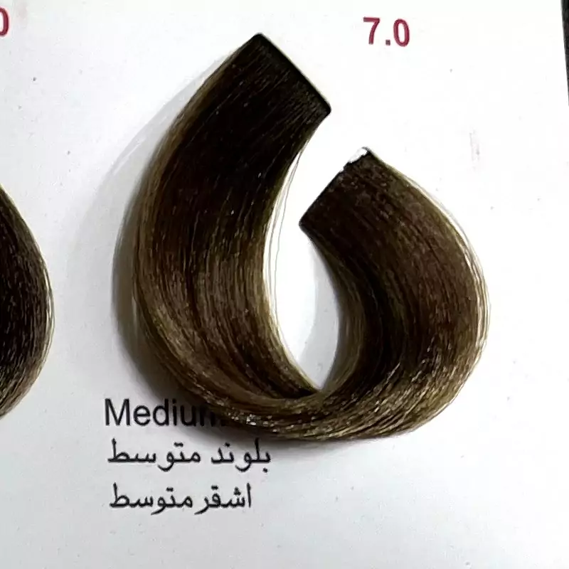رنگ بلوند متوسط70 ،رنگ مو کم آمونیاک پیلون و یک عدد اکسیدان | amazonchi