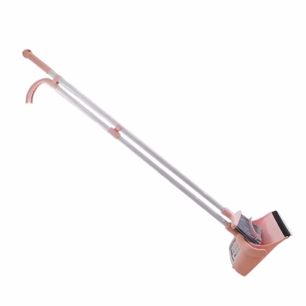 ست جارو و خاک انداز لیمون مدل شانه دار کد MD1420