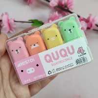 هایلایت خرسی چهار تایی همراه با کیف وارداتی 