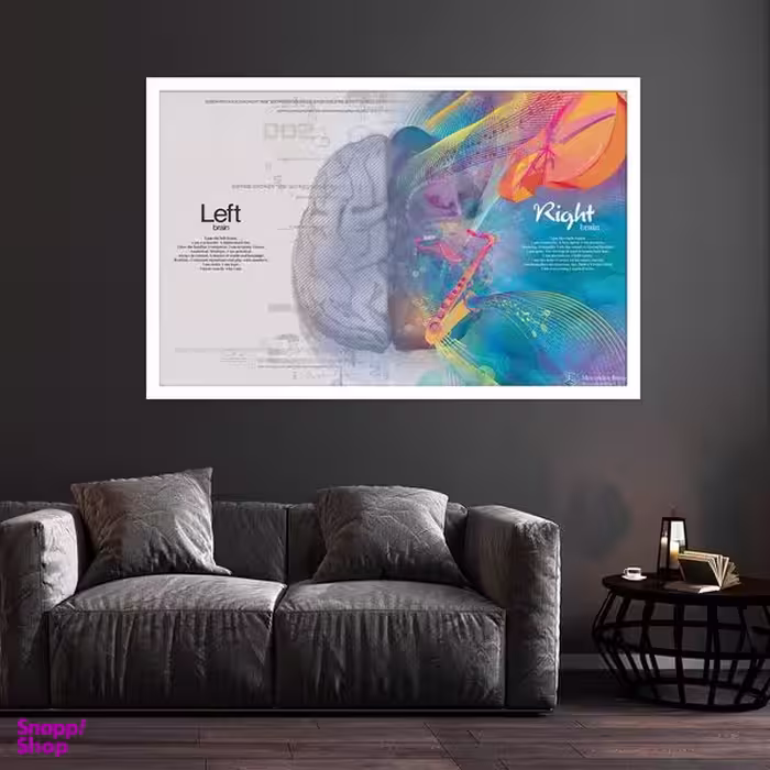 تابلو بکلیت طرح مغز و جمله انگیزشی مدل W-S2606