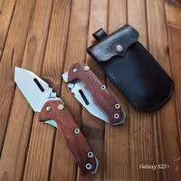 چاقو تاشو کمپانی ایران نایف دسته چوب پادوک