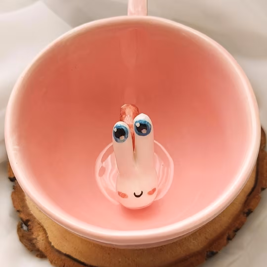 فنجان لته سرامیکی. دستساز (پس کرایه)