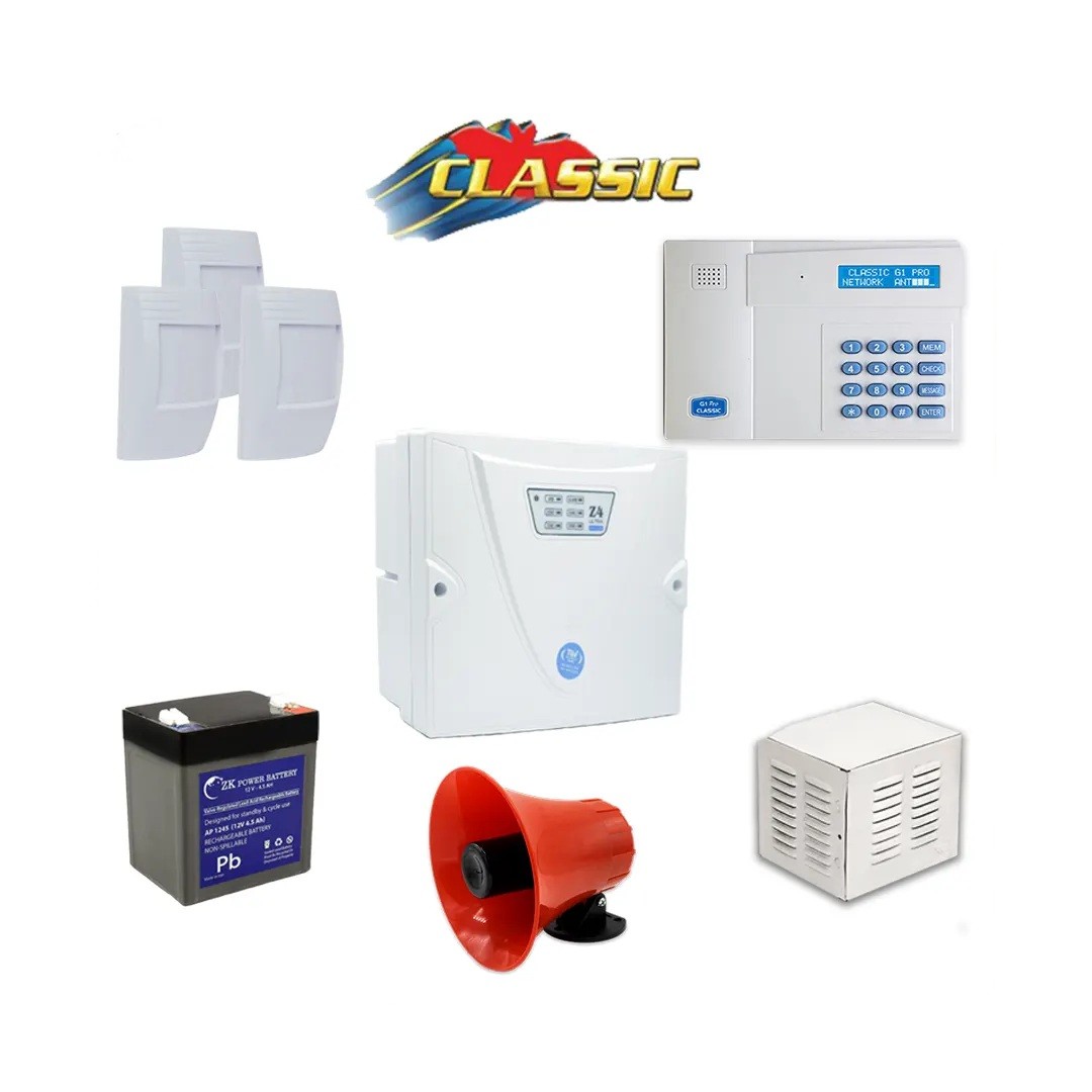 پکیج  دزدگیر منزل و مغازه با سه چشمی برند کلاسیک مدل Z4