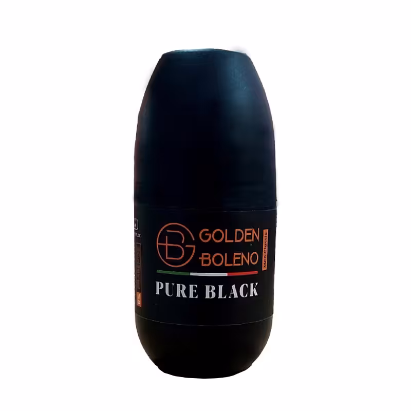 مام رول ضد تعریق مردانه کلاسیک مدل Pure Black گلدن بلنو 75 میل