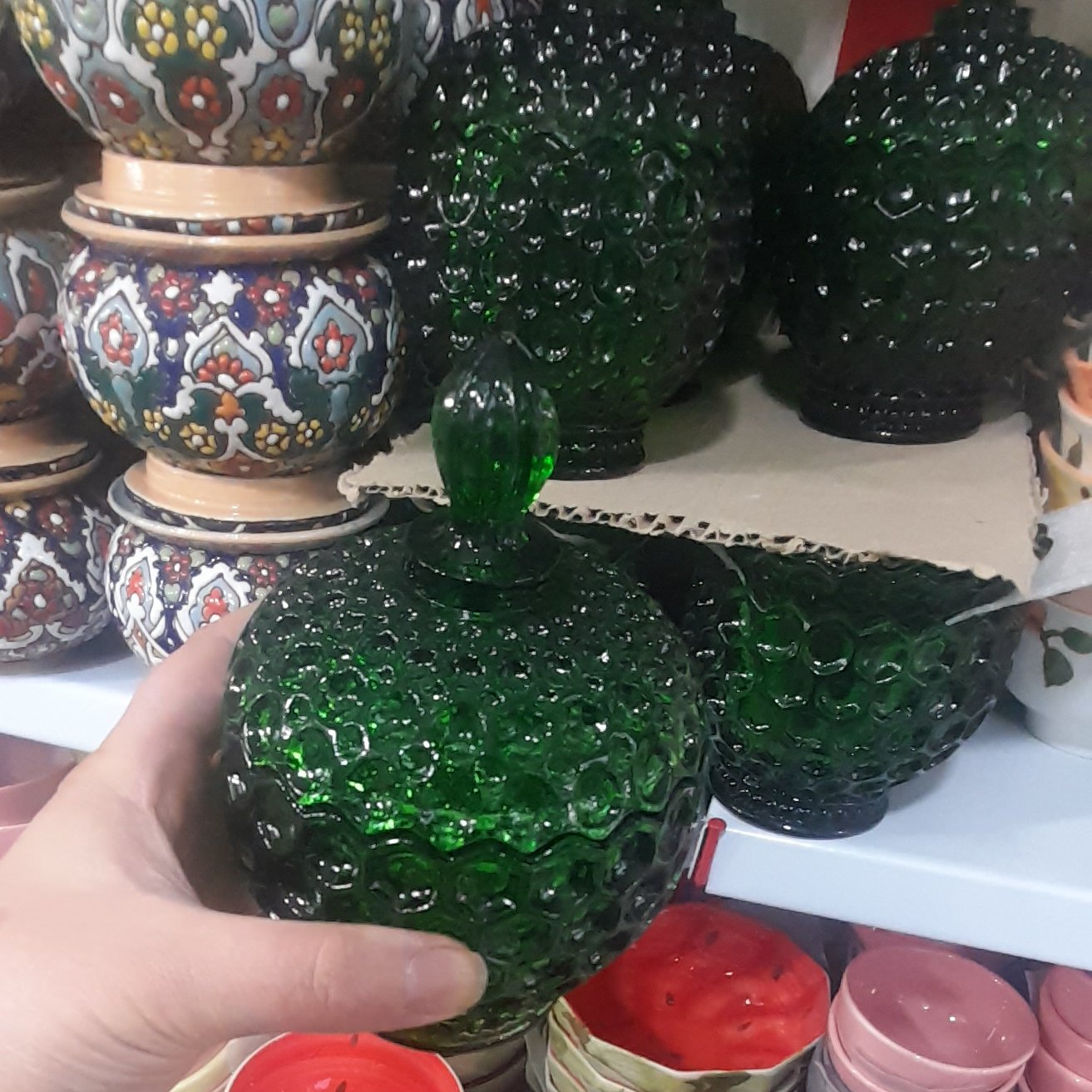 قندان شیشه ای