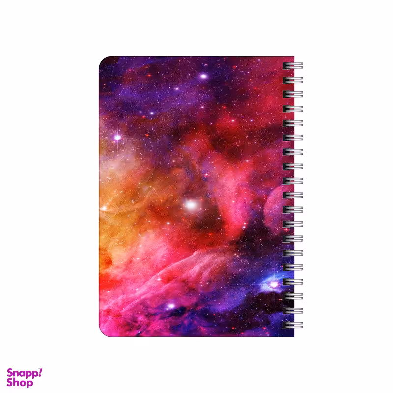 دفترچه یادداشت بامبیلیپ مدل چوبی طرح کهکشان و ستاره ها کد 6668555