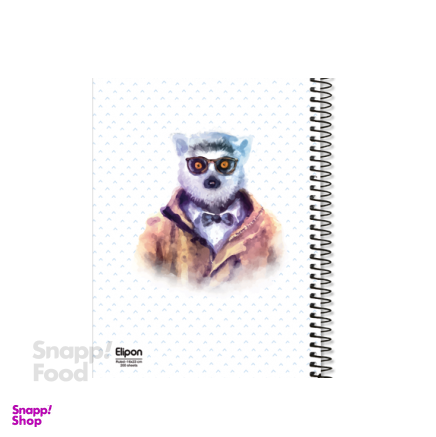 دفتر 200 برگ سیمی الیپون (Elipon) طرح فانتزی کد 2493257