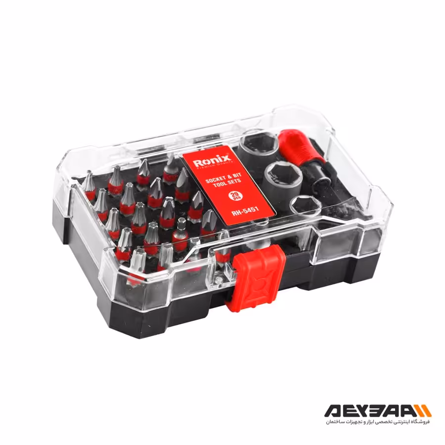 مجموعه 29 عددی سری پیچ گوشتی و بکس رونیکس مدل RH-5451