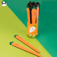 خط کش فانتزی چوبی طرح  هویج