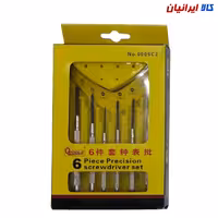 پیچ گوشتی ساعتی 6 تایی Qtools