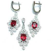 نیم ست نقره با روکش رادیوم 26