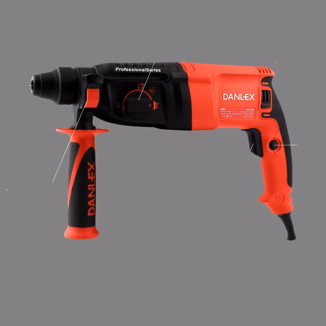 دریل بتن کن 4شیار  3 کیلویی دنلکس مدل  DX 3126